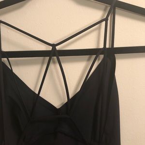Black Bodysuit With Back Detail